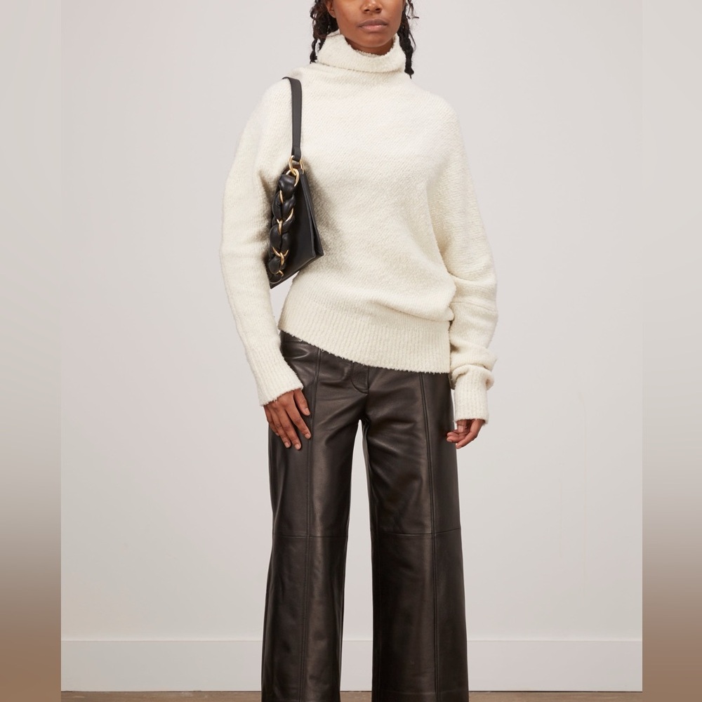 Proenza Schouler Fuzzy Boucle Twisted Sweater